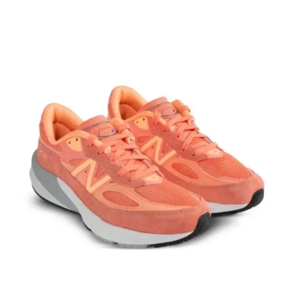 New Balance 990v6 sneakers, Men’s 11.5 Sunrise Rose Suede MADE in USA - Picture 8 of 9